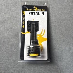 Trophy Ridge Fatal 4 Ambidextrous Hunting Bow Sight 4 -Pin, .019" Pins, Unopened